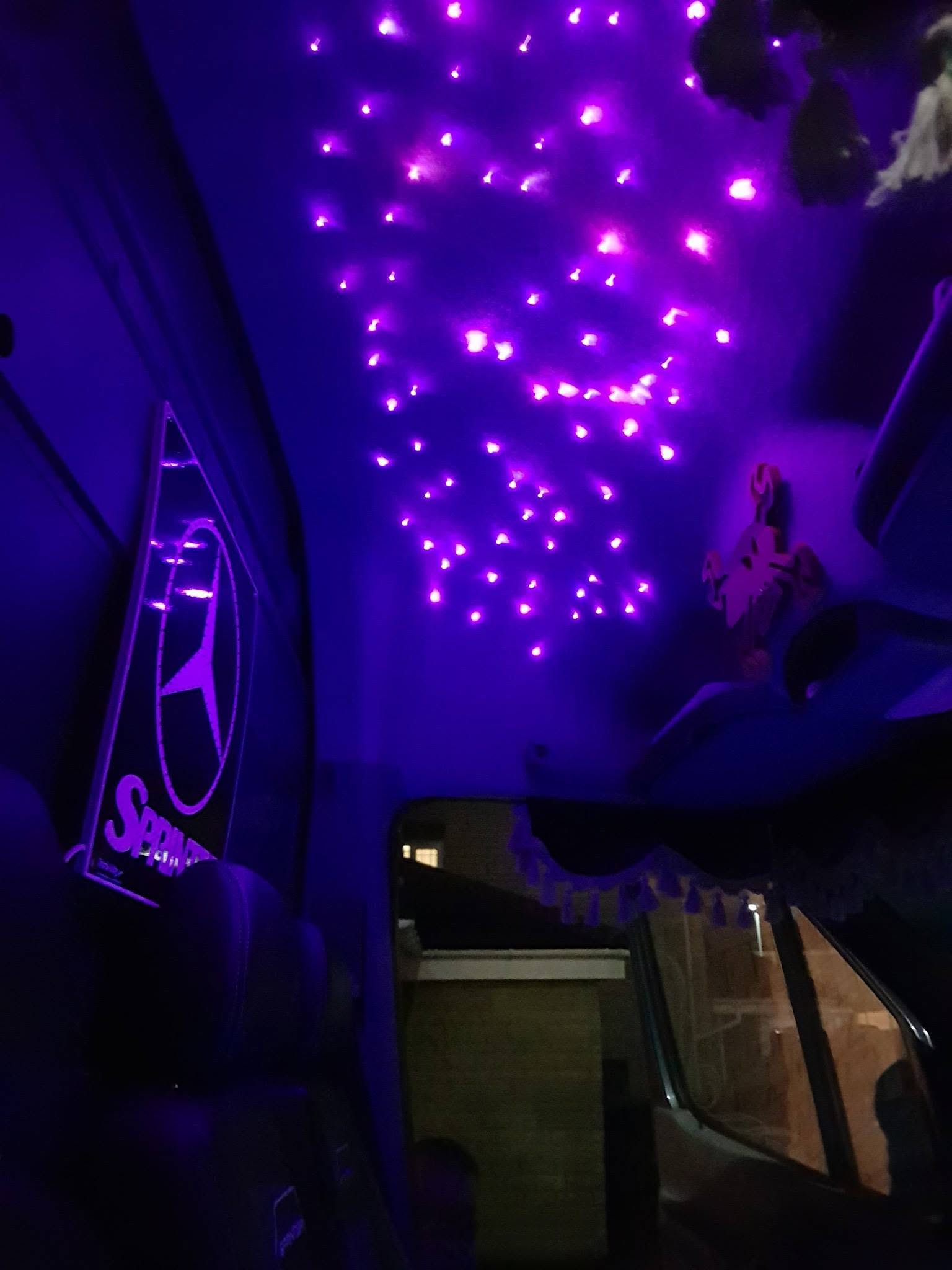 Sprinter van custom starlight headliner install
